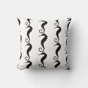 Throw Pillow-Seahorse Cushion