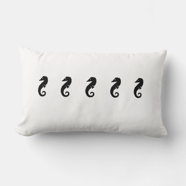 Throw Pillow Seahorses (Front)