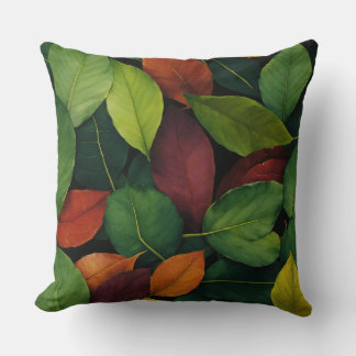Throw Pillow "Serenity in Nature: Autumn Whispers"