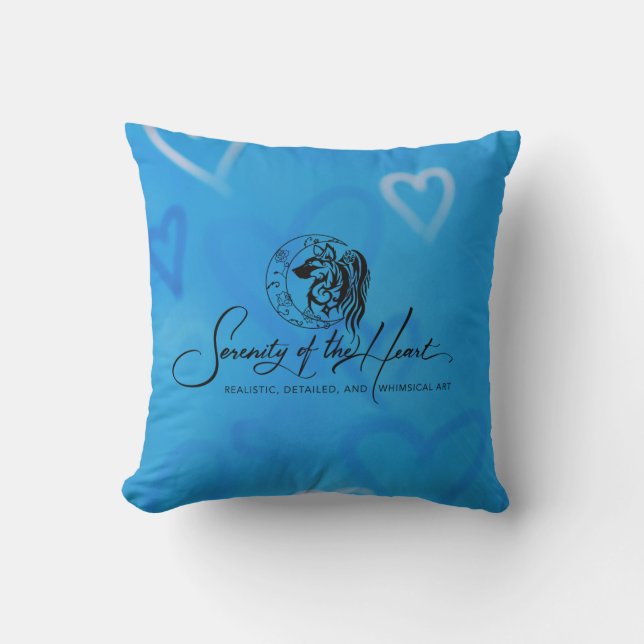 Throw Pillow - Serenity of the Heart  (Front)