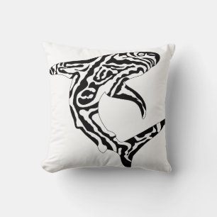 Throw Pillow-Shark Cushion