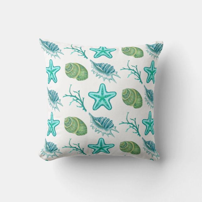 Throw Pillow-Shells Cushion (Front)