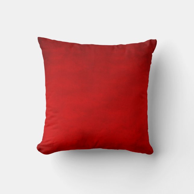 Throw Pillow - Smudge Red (Front)