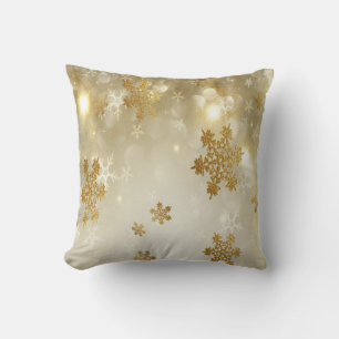 Throw Pillow/Snow Flakes Cushion