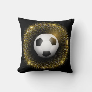 Throw Pillow-Soccer Cushion