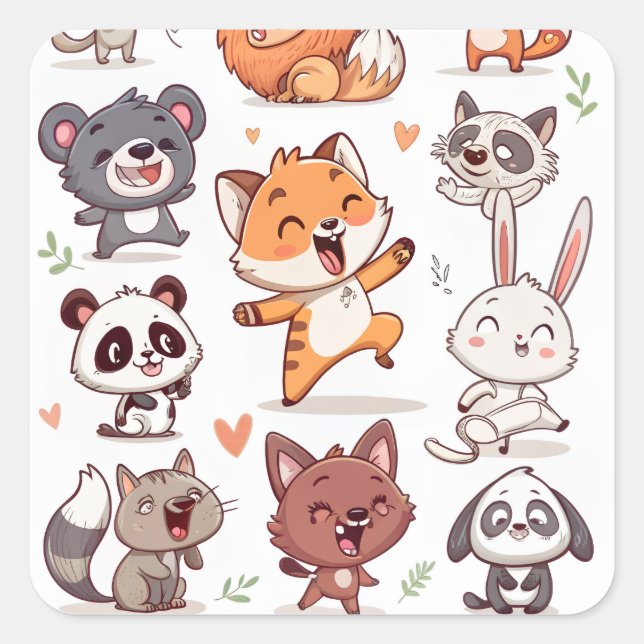 Throw Pillow Square Sticker (Front)