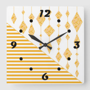Throw Pillow Square Wall Clock