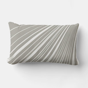 Throw Pillow Stripe Grey White