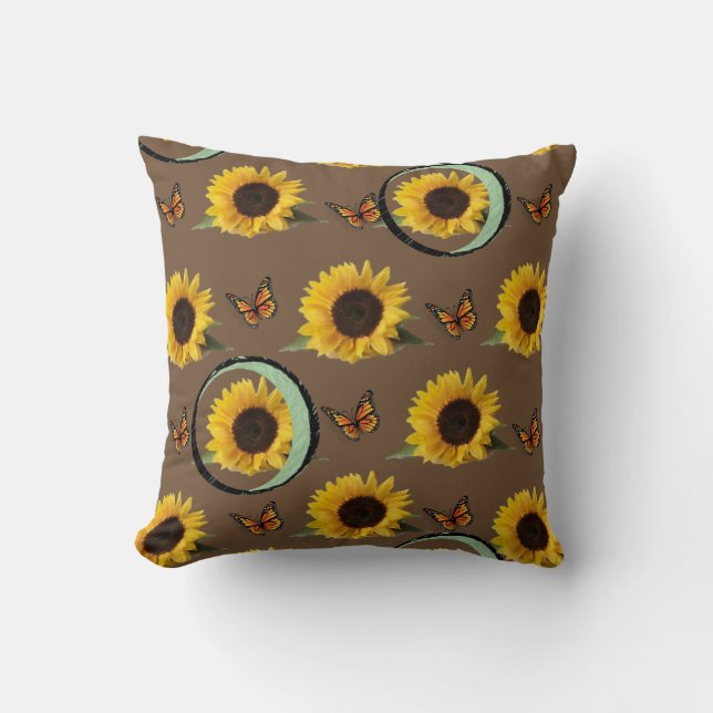 Throw Pillow Sunflower (Front)