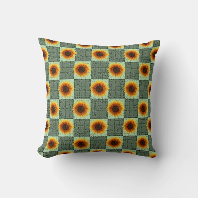 Throw Pillow Sunflower (Front)