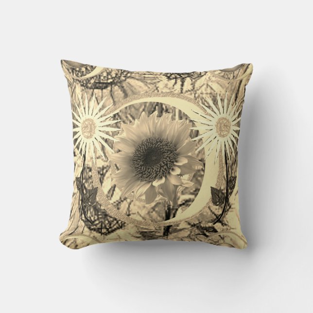Throw Pillow Sunflower (Front)