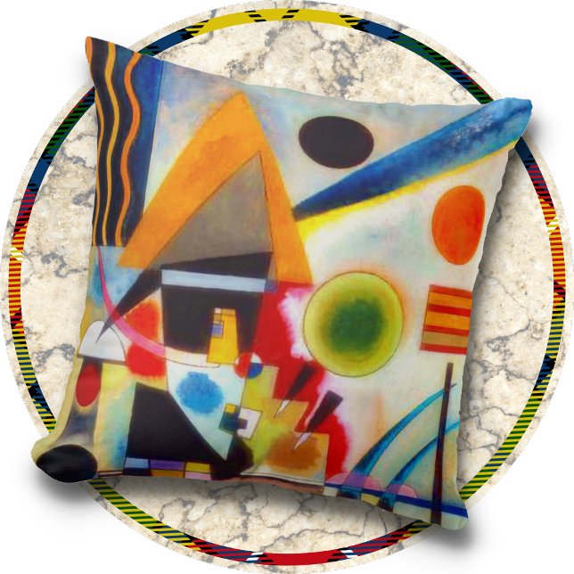 THROW PILLOW - "Swinging" - Wassily Kandinsky (Creator Uploaded)