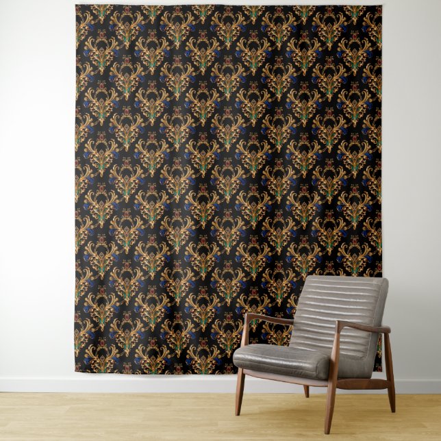Throw Pillow Tapestry (In Situ)