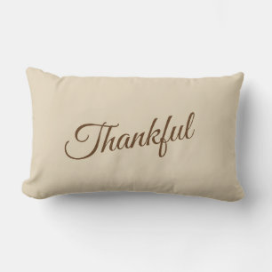 Throw Pillow-Thankful Lumbar Cushion