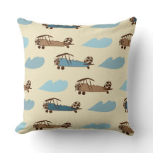 Throw Pillow Toy Aeroplane 2