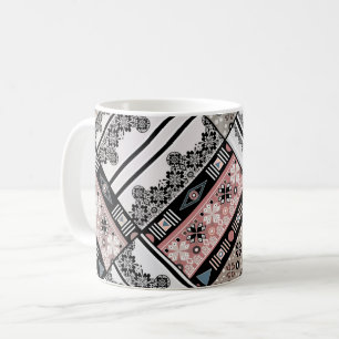 Throw Pillow Tribal ethno traditional geometrical  Coffee Mug