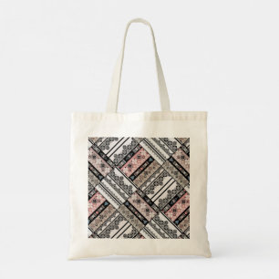 Throw Pillow Tribal ethno traditional geometrical Tote Bag
