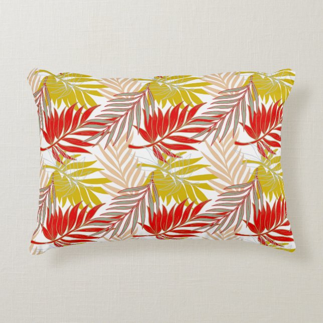 Throw Pillow Tropical Palms (Front)