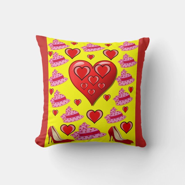 Throw Pillow Valentine's Day (Front)