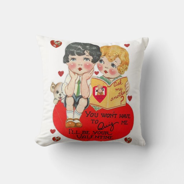 Throw Pillow Valentine's Day (Front)