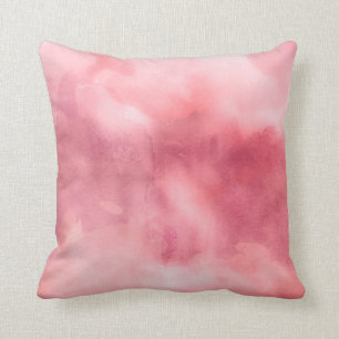 Throw Pillow - Watercolor Pinks