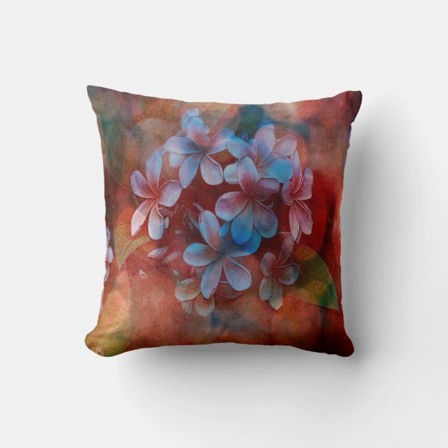 Throw Pillow - Watercolor Pulmaria - Multi (Front)