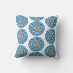 Throw Pillow with Mandala design