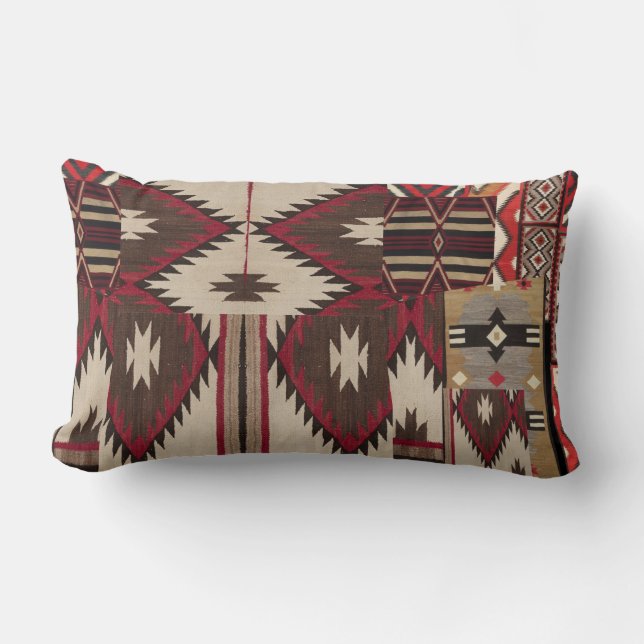 throw pillow with navajo motif (Front)