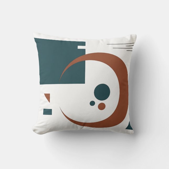 Throw Pillow with new geometric design (Front)