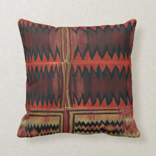 throw pillow with tribal design