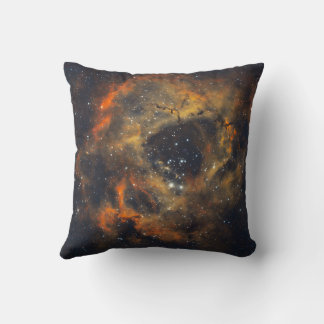 Throw pillow with two fantastic astro images