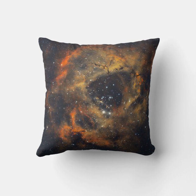 Throw pillow with two fantastic astro images (Back)