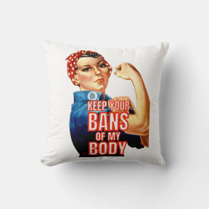 throw pillow  "WOMEN'S RIGHTS 101"