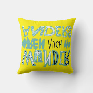 Throw Pillow Wunder waren auch mal anders German