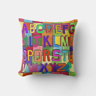 Throw Pillows Alphabet