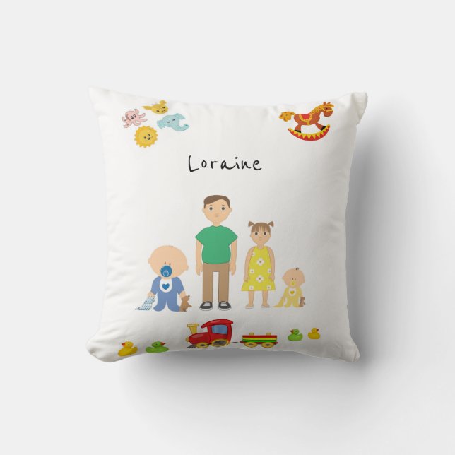 Throw Pillows Daycare (Front)