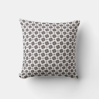 Throw Pillows With Brown Ornament