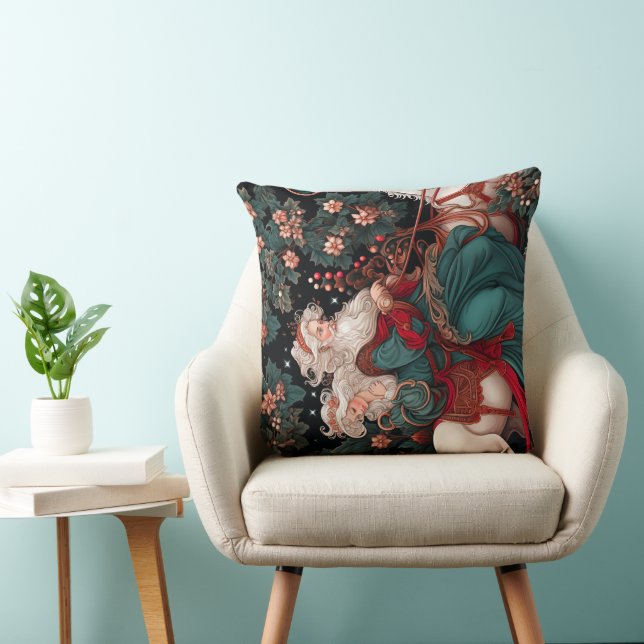 Throw Pilow Victorian Yule Design Cushion (Chair)