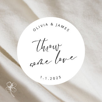 Throw Some Love Sticker