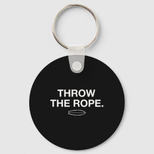 Throw The Rope! Wake Surf Boating Shirt Key Ring