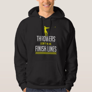 Thrower Finish Lines Hammer Throwing Throw Athleti Hoodie