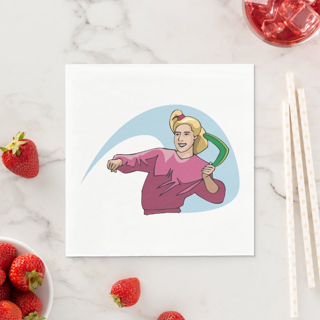 Throwing A Boomerang Napkin (Creator Uploaded)