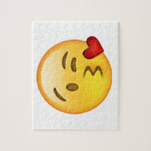 Throwing Kiss - Emoji Jigsaw Puzzle