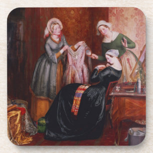 Throwing off her weeds coaster