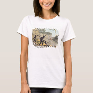 Throwing the Spear, aborigines hunting birds from T-Shirt