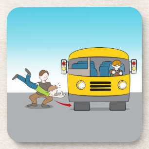 Thrown Under Bus Coaster