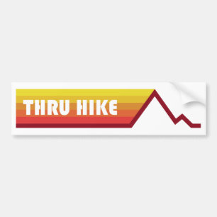 Thru Hike Bumper Sticker