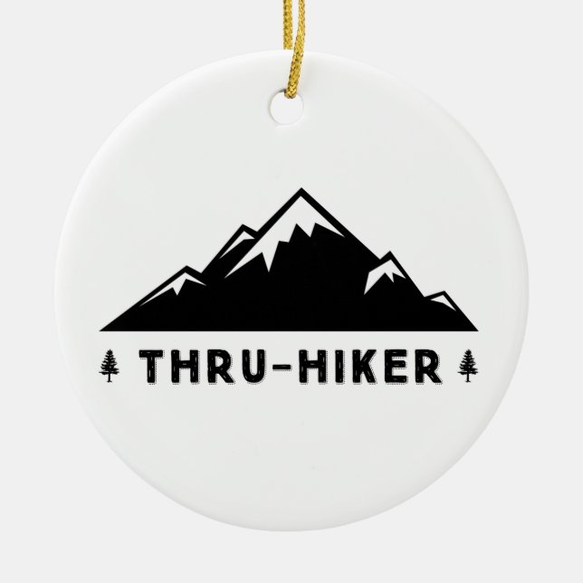 Thru - Hiker Ornament (Front)