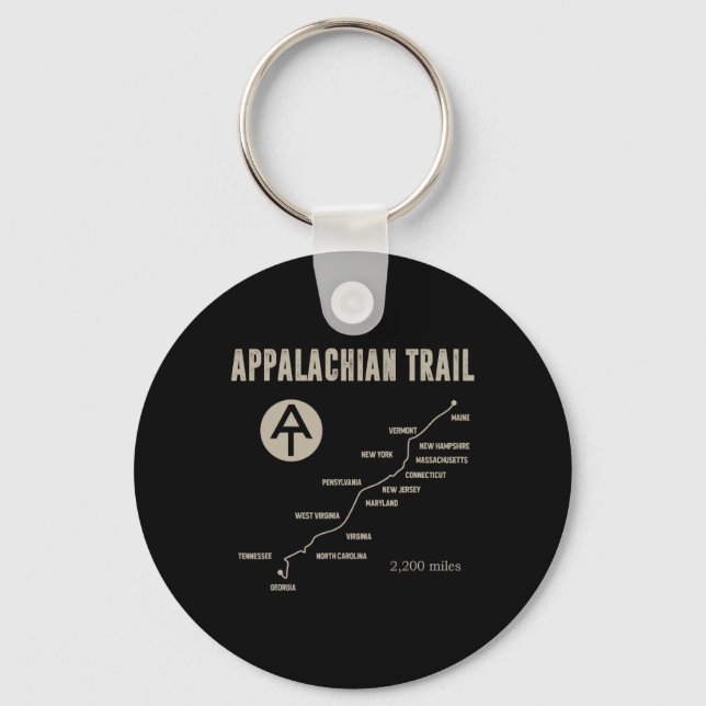 Thruh Hiker  Key Ring (Front)