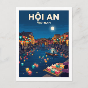 Thu Bon River Lantern Festival Hoi An Vietnam Gift Postcard